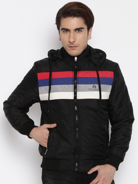 

Fort Collins Black Quilted Hooded Jacket