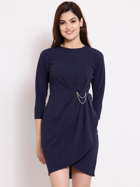 

Style Quotient Navy Blue Sheath Dress