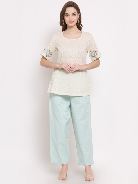 

DART STUDIO White Boxy Top