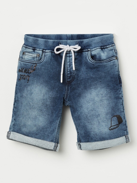 

Bossini Boys Blue Washed Denim Shorts