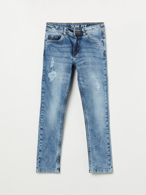

Fame Forever by Lifestyle Boys Blue Low Distress Heavy Fade Jeans