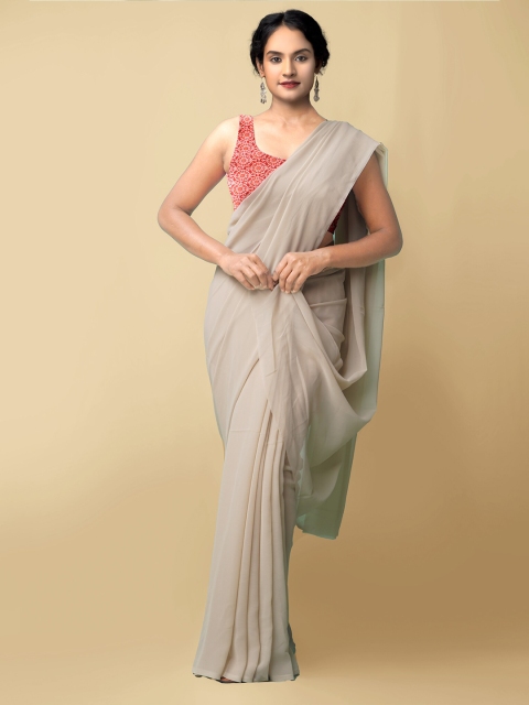 

Unnati Silks Brown Bhagalpuri Saree