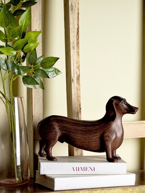 

THE ARTMENT Brown Canine Table Accent Showpiece