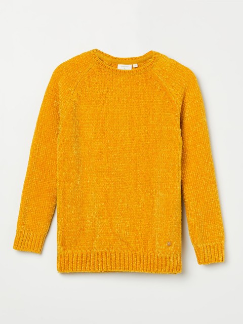 

Bossini Girls Yellow Solid Pullover Sweater