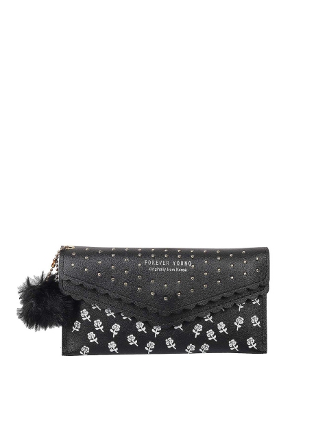 

WALKWAY Black & White Printed Envelope Clutch