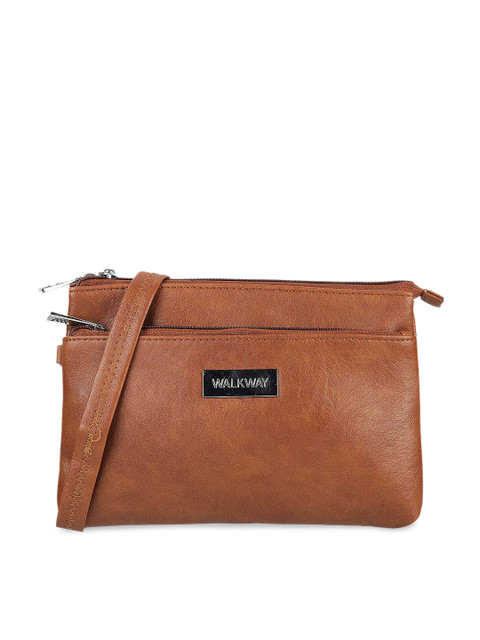 

WALKWAY Woman Tan Swagger Sling Bag