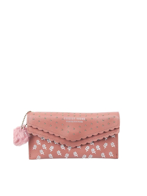 

WALKWAY Pink & White Embellished Purse Clutch
