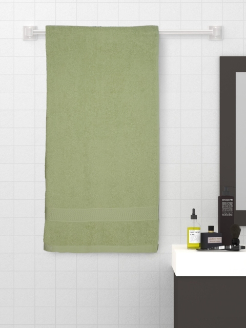 

Raymond Home Green Solid 380 GSM Bath Towel