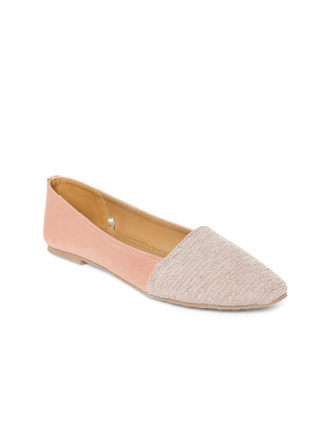 

People Women Pink Colourblocked Ballerinas Flats