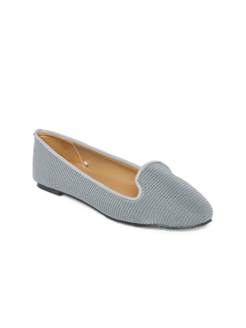 

People Women Blue Woven Design Ballerinas