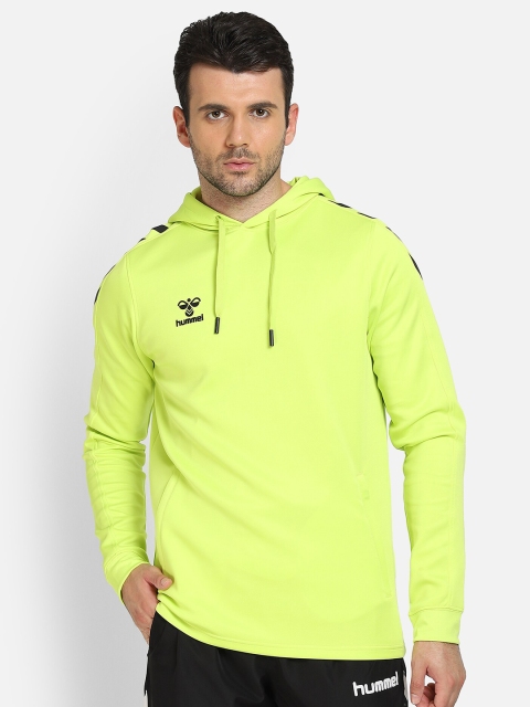 

hummel Men Green Hooded Sweatshirt