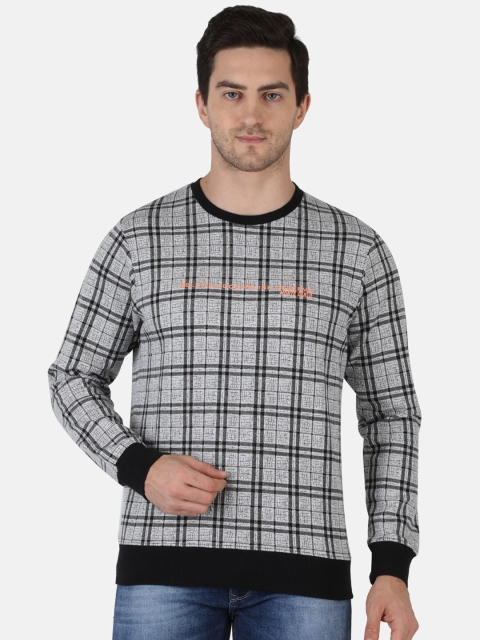 

Monte Carlo Men Multicoloured Checked Sweatshirt, Multi