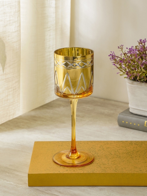

Pure Home and Living Gold & Silver Coloured Glass Candle Holder