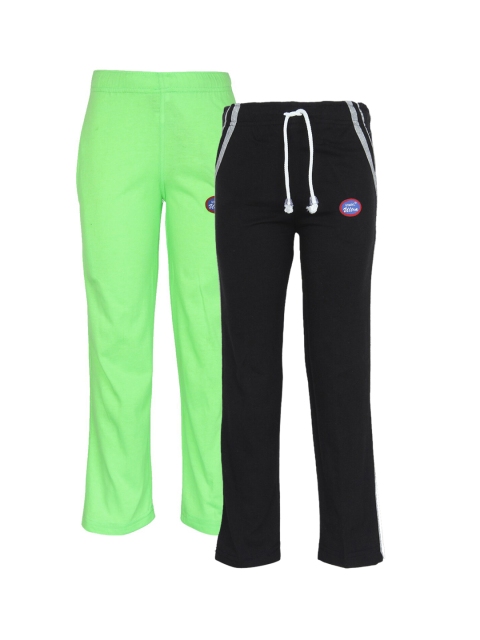 

VIMAL JONNEY Kids Pack of 2 Track Pants, Black