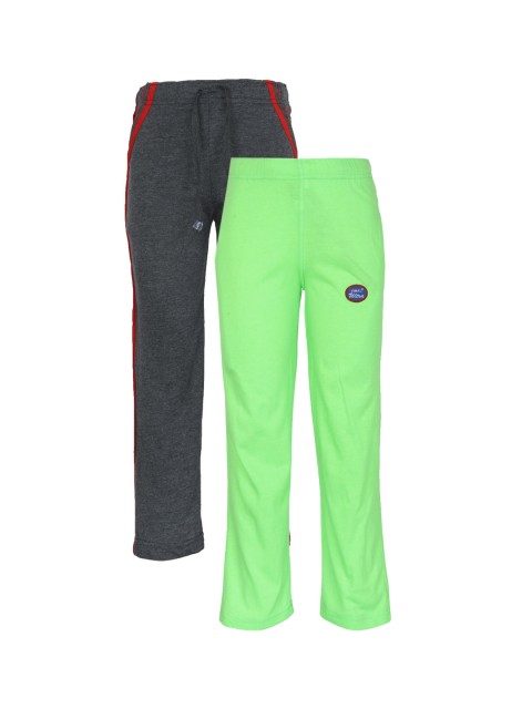 

VIMAL JONNEY Kids Pack of 2 Track Pants, Grey