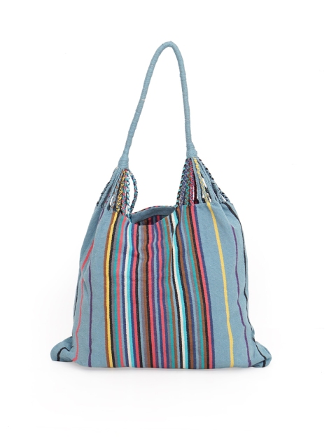 

Diwaah Multicoloured Shopper Shoulder Bag with Fringed, Multi