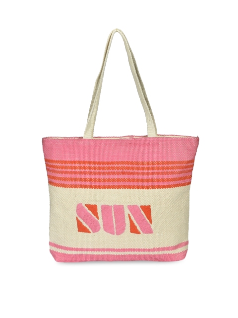 

Diwaah Multicoloured Textured Shopper Handbag, Multi