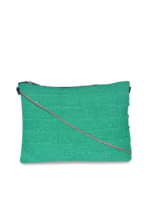 

Diwaah Green Swagger Sling Bag With Quilted