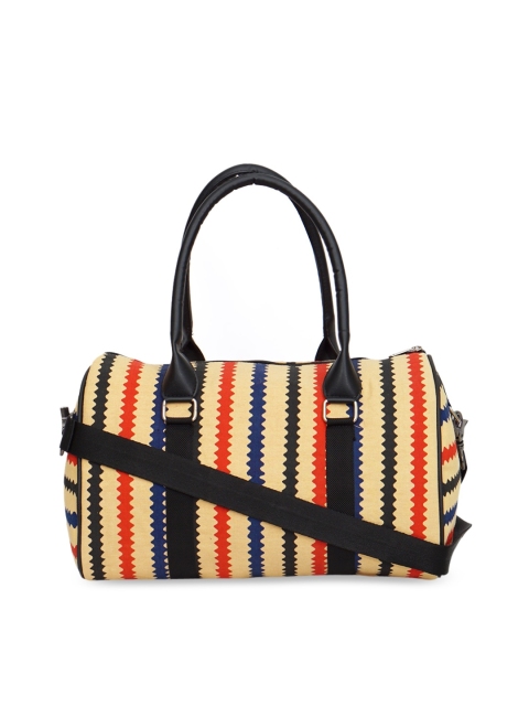 

Diwaah Multicoloured Oversized Structured Tote Bag with Cut Work, Multi
