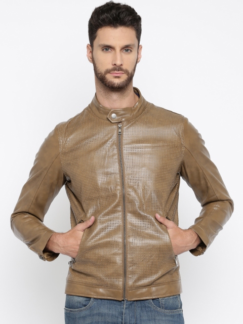 

The Indian Garage Co. Brown Biker Jacket