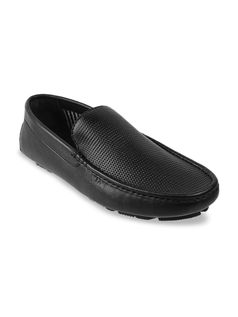 

Metro Men Black Leather Fashion