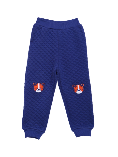 

GOJI Kids Navy Blue Textured Joggers