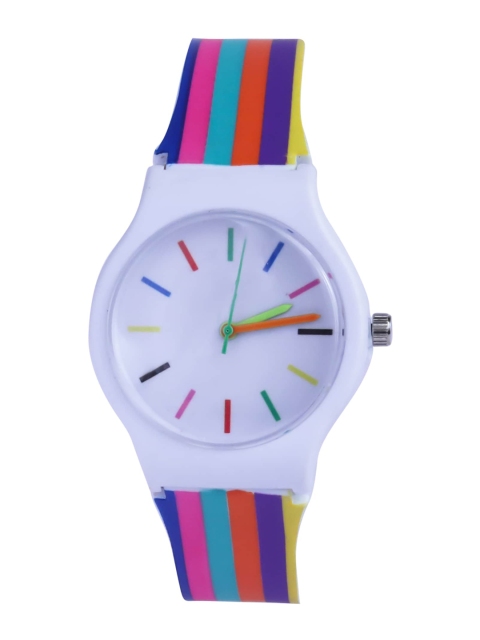 

Spiky Unisex Kids White Printed Dial & Straps Analogue Multi Function Watch