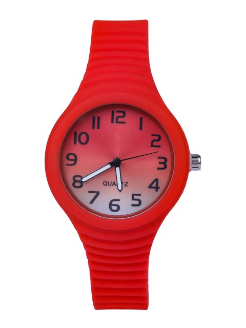 

Spiky Kids Red Printed Dial & Red Straps Analogue Watch Bellersil_Red