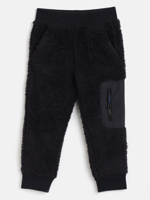 

Marks & Spencer Boys Charcoal Black Fleece Joggers