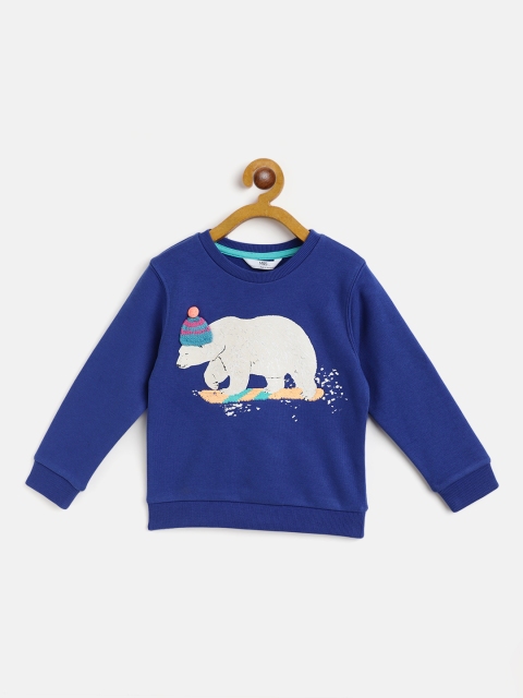 

Marks & Spencer Boys Blue Printed Sweatshirt