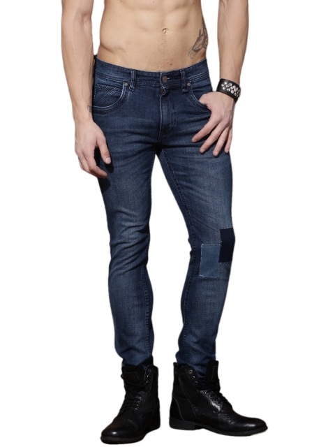 

Roadster Men Blue Skinny Fit Mid-Rise Clean Look Jeans