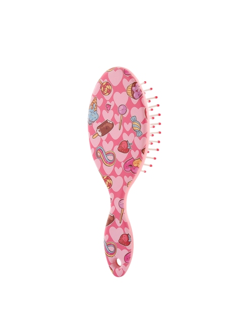 

Toniq Kids Pink Heart Printed Paddle Hair Brush