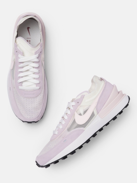 

Nike Women Light Pink WAFFLE ONE ColourBlocked Sneakers