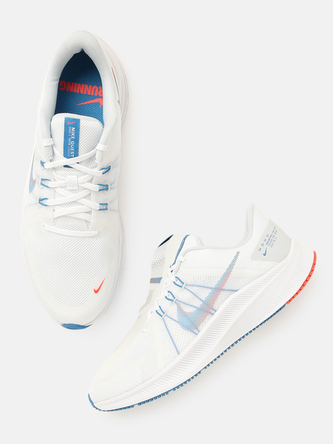 

Nike Men White Quest 4 Running Shoes