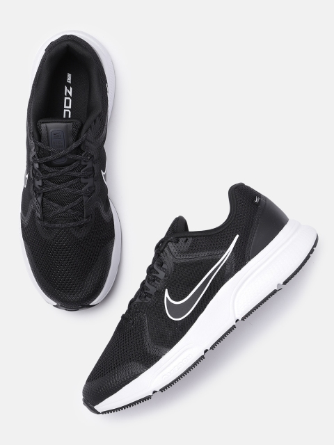 

Nike Men Black Zoom Span 4 Road Running Shoes