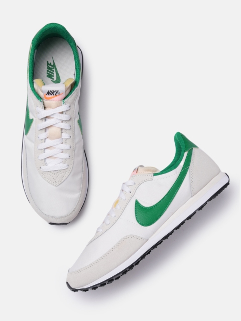 

Nike Men White & Phantom Grey Colourblocked Waffle Trainer 2 Training Shoes with Cleats