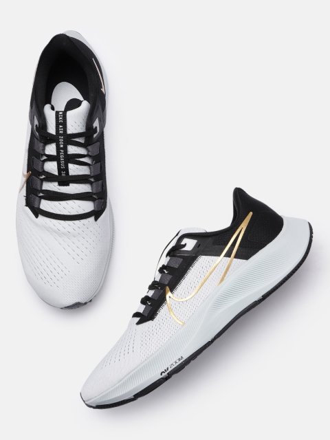 

Nike Men White AIR ZOOM PEGASUS 38 Running Shoes