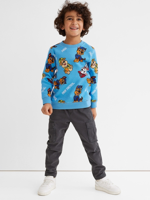 

H&M Boys Blue Printed Sweatshirt