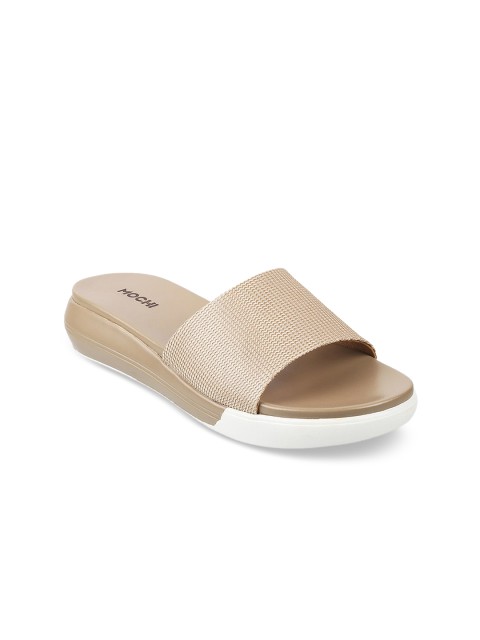 

Mochi Beige Flatform Sandals