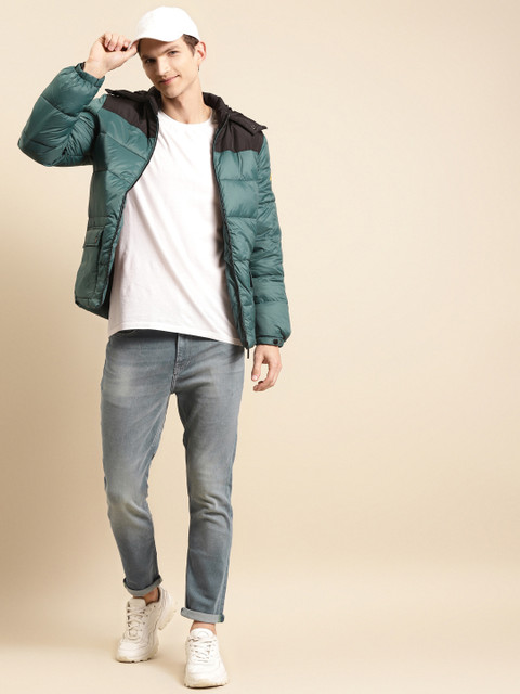 

United Colors of Benetton Men Blue Low-Crotch Light Fade Stretchable Jeans