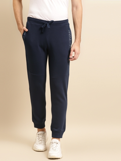 

United Colors of Benetton Men Navy Blue Solid Joggers
