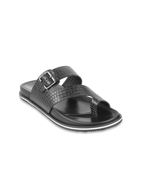 

Mochi Men Black Leather Comfort Sandals