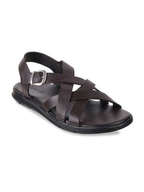 

Mochi Men Brown Leather Comfort Sandals