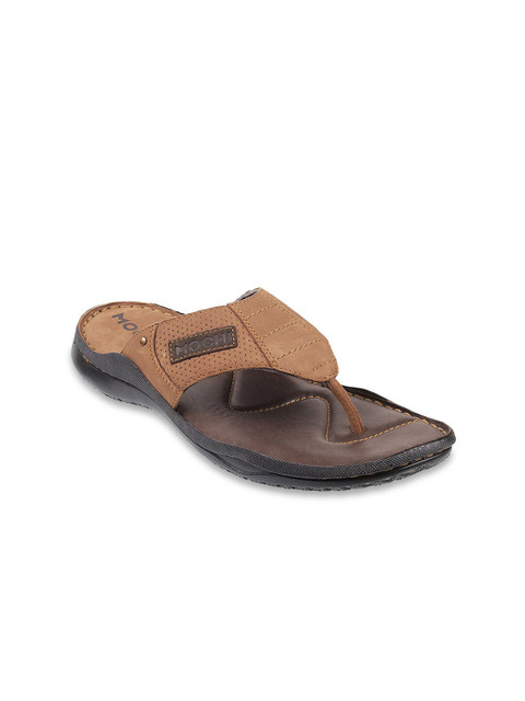 

Mochi Men Camel Brown Suede Comfort Sandals