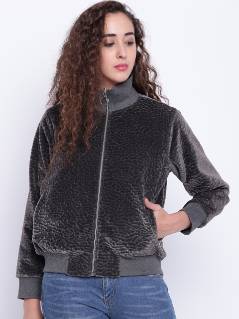 

Texco Women Grey Bomber Jacket