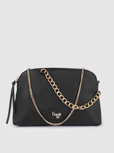 

Baggit Black Solid Purse Clutch
