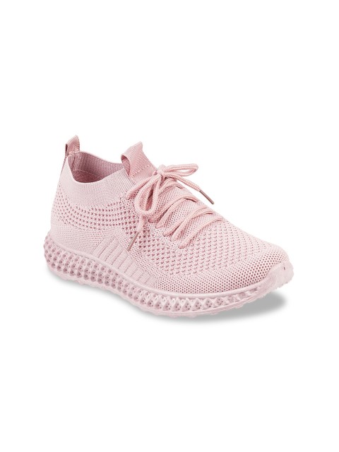 

WALKWAY Women Pink Woven Design Regular Sneakers