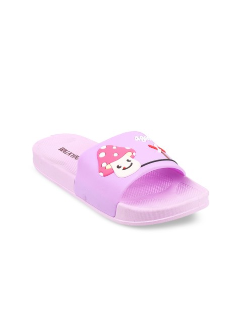 

WALKWAY Women Purple Printed Sliders