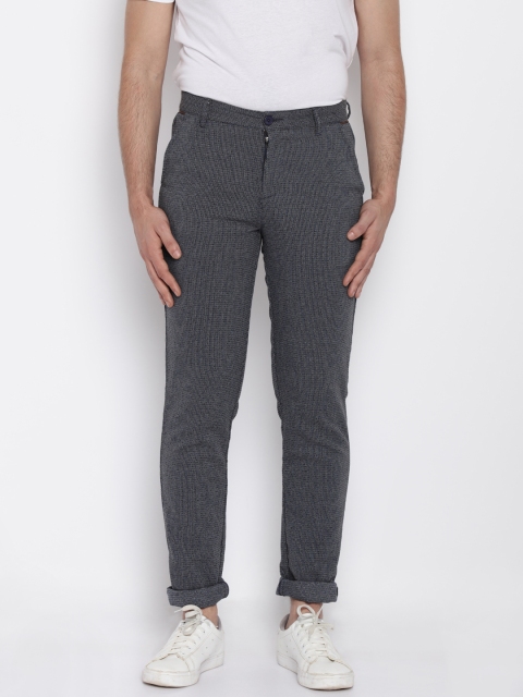 

United Colors of Benetton Men Grey Slim Fit Trousers