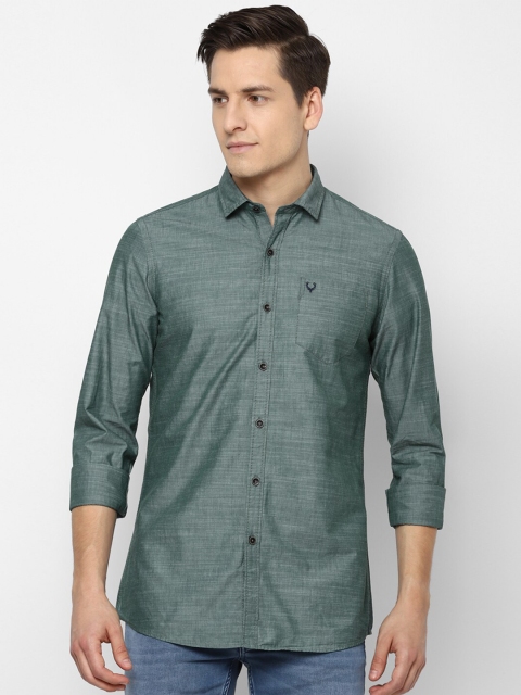 

Allen Solly Sport Men Green Solid Regular Fit Casual Shirt